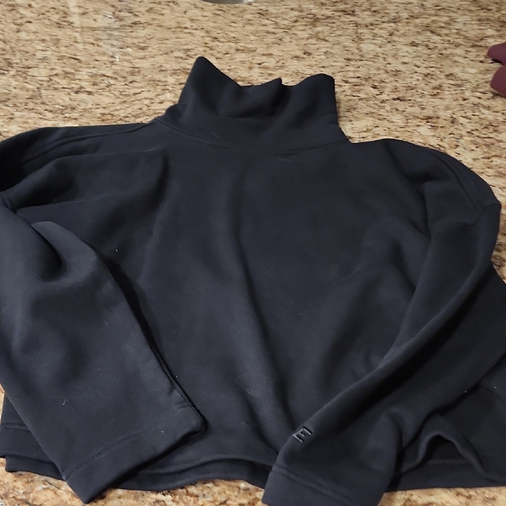 Everlane Organic Cotton Black Sweater SIZE S
